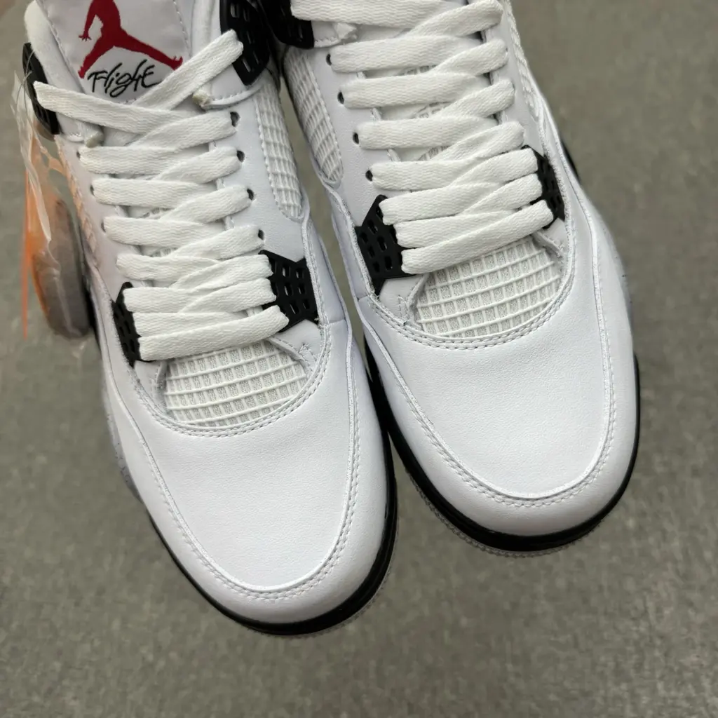 Air Jordan 4 White Cement