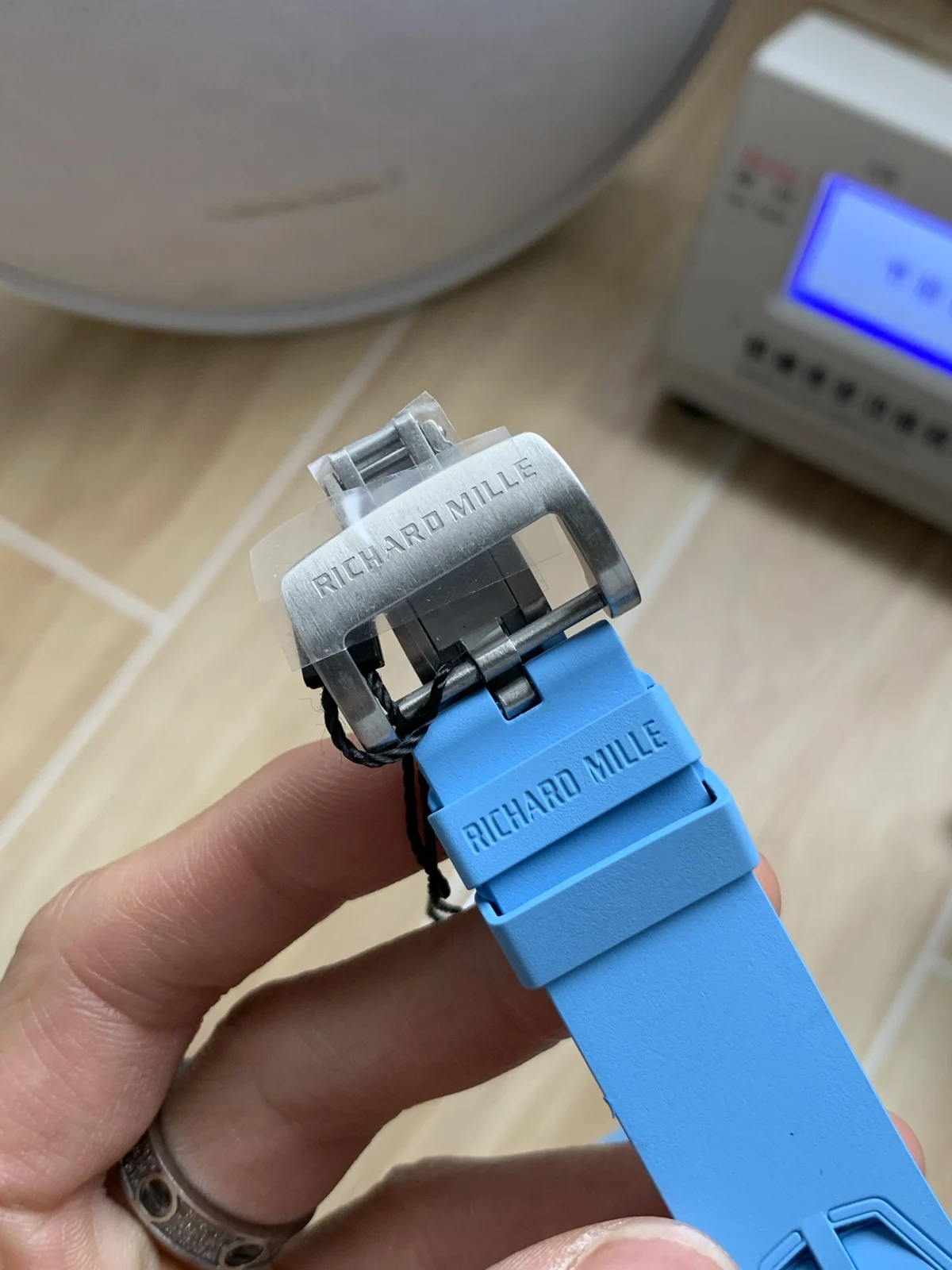 Richard Mille RM 35-03 — White case / Blue strap — image 8