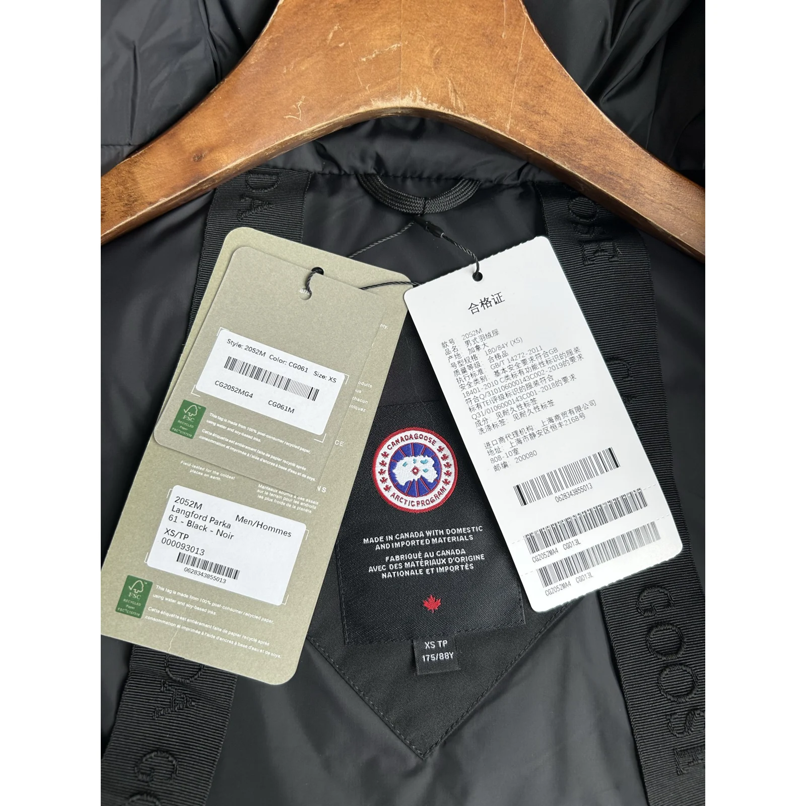 Canada Goose Langford Parka Black / Classic Disc · 2052M-9061