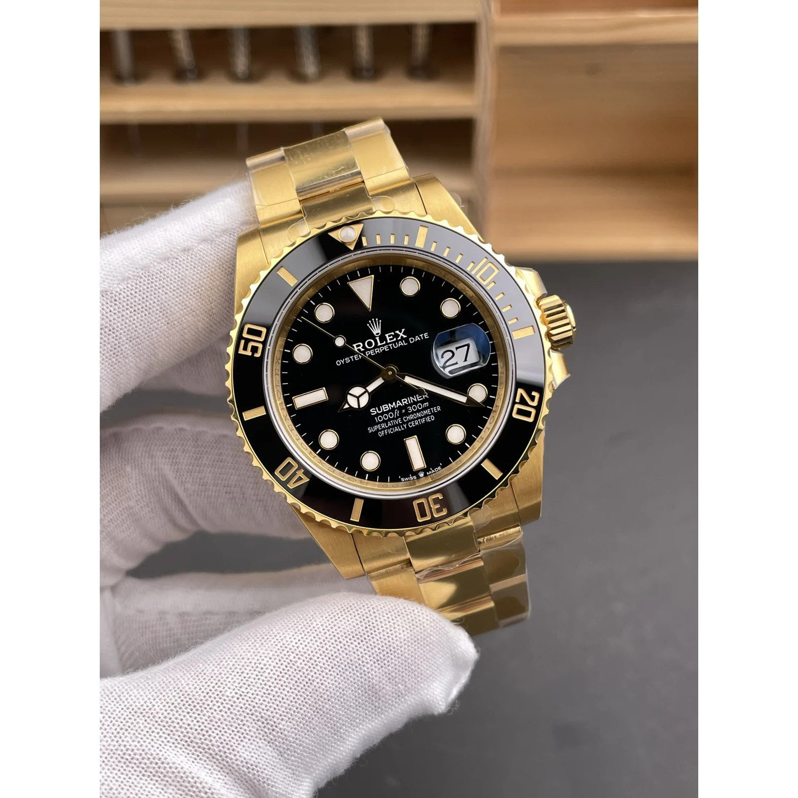 Rolex Submariner Date 126618LN Gold-Tone Black — photo 2