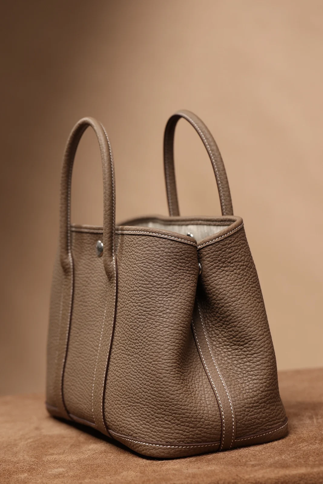 Hermès Garden Party 30 Bag Étoupe