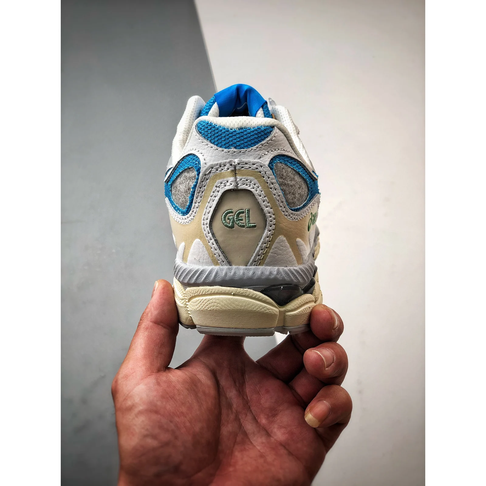 ASICS GEL-NYC White / Dolphin Blue · 1203A281-100