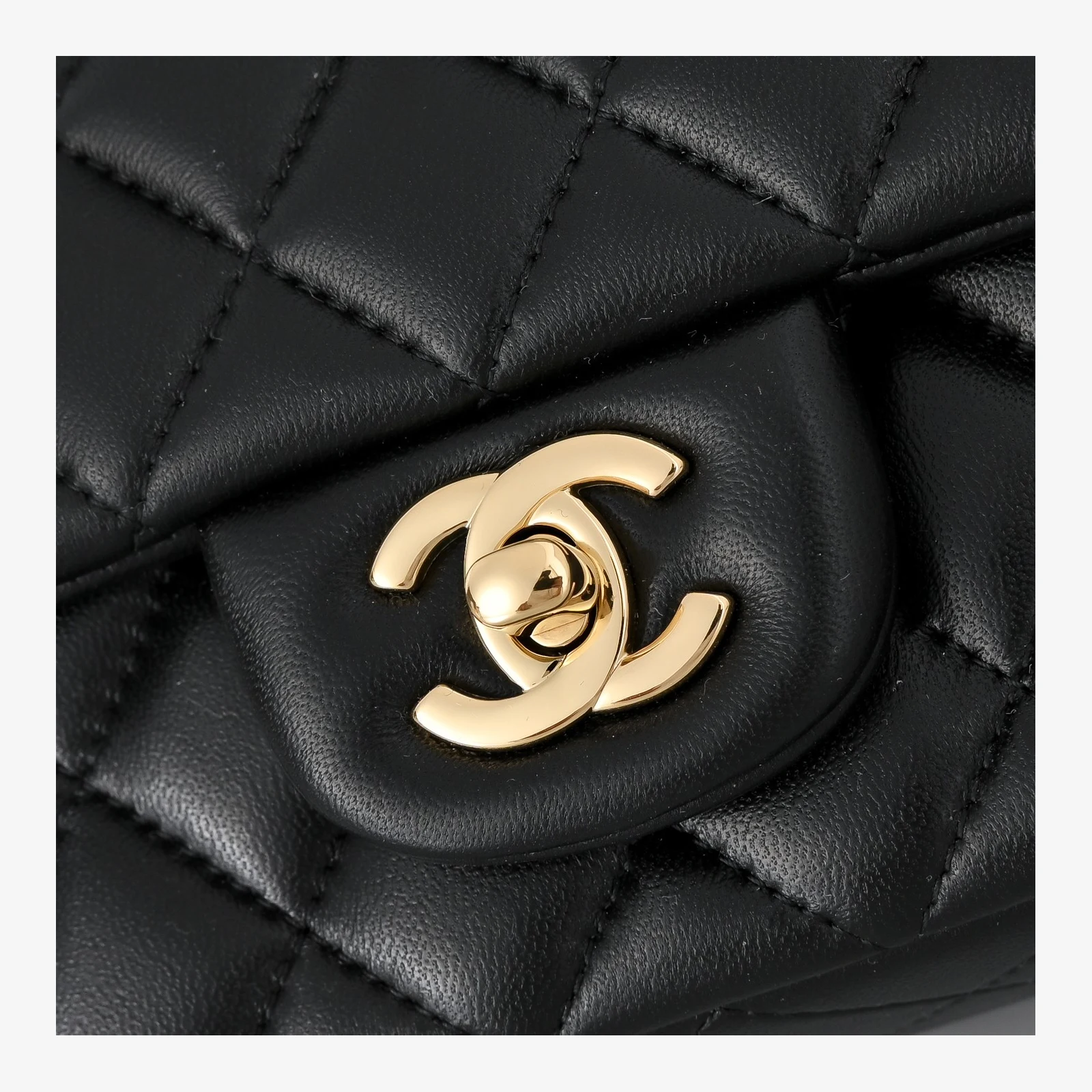 Chanel Mini Classic Handbag A69900 · Black Lambskin — image 5