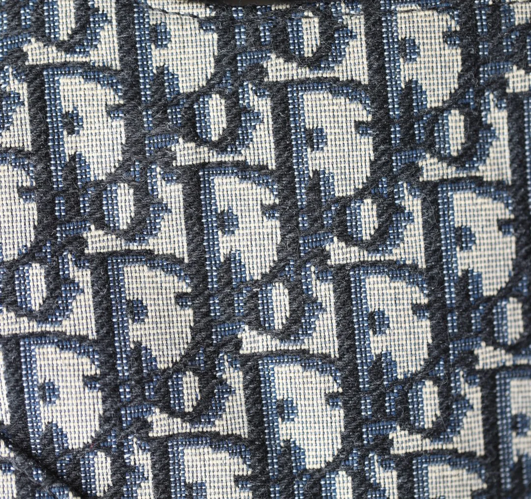 Saddle Bag with Strap Blue Dior Oblique Jacquard · M0455CTZQ_M928