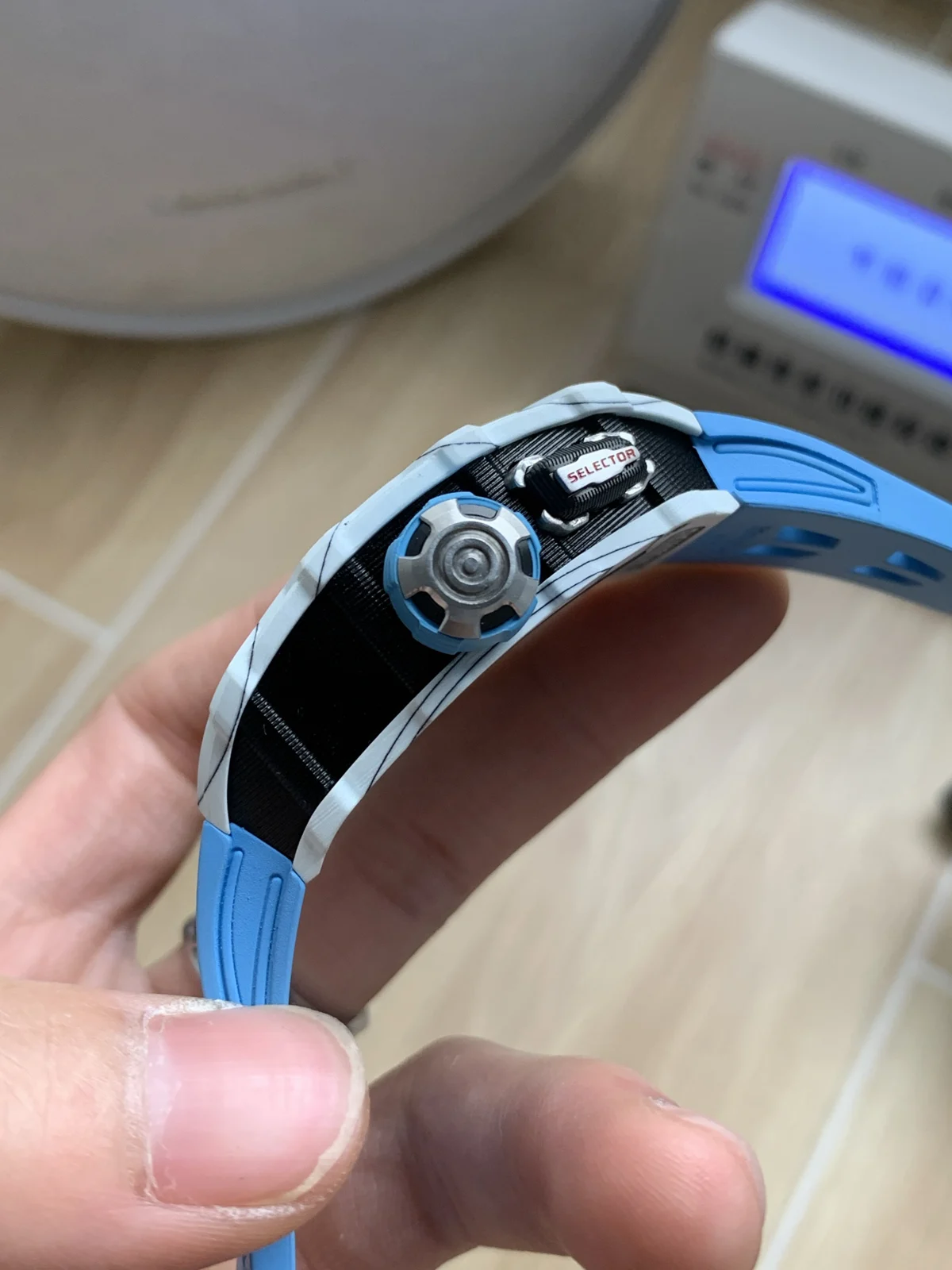 Richard Mille RM 35-03 — White case / Blue strap — image 5