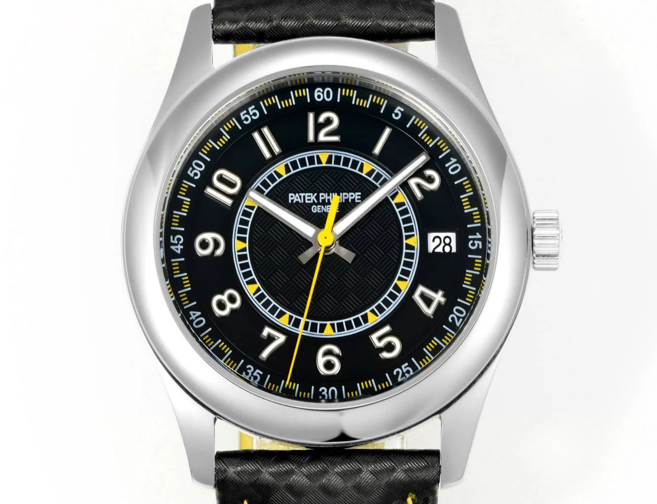 Patek Philippe Calatrava 6007G-001 Yellow Accent Watch — image 2