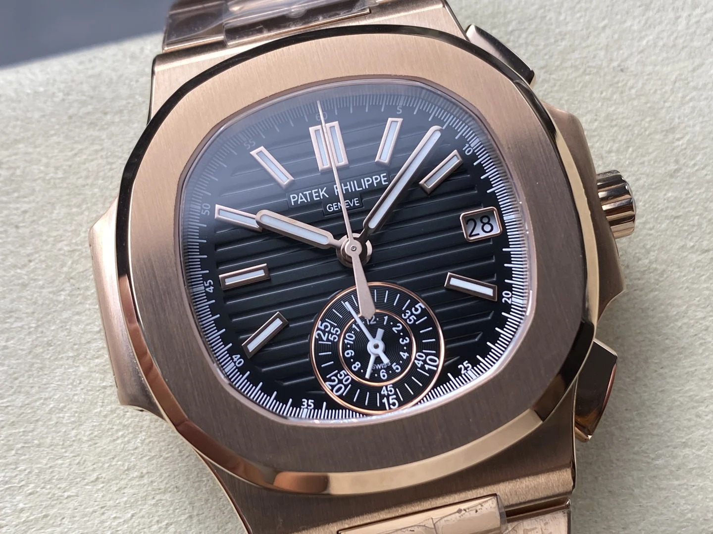 Patek Philippe Nautilus 5980/1R-001 Black Dial Watch — image 3