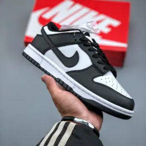 Nike Dunk Low Retro White / White / Black · DD1391-100