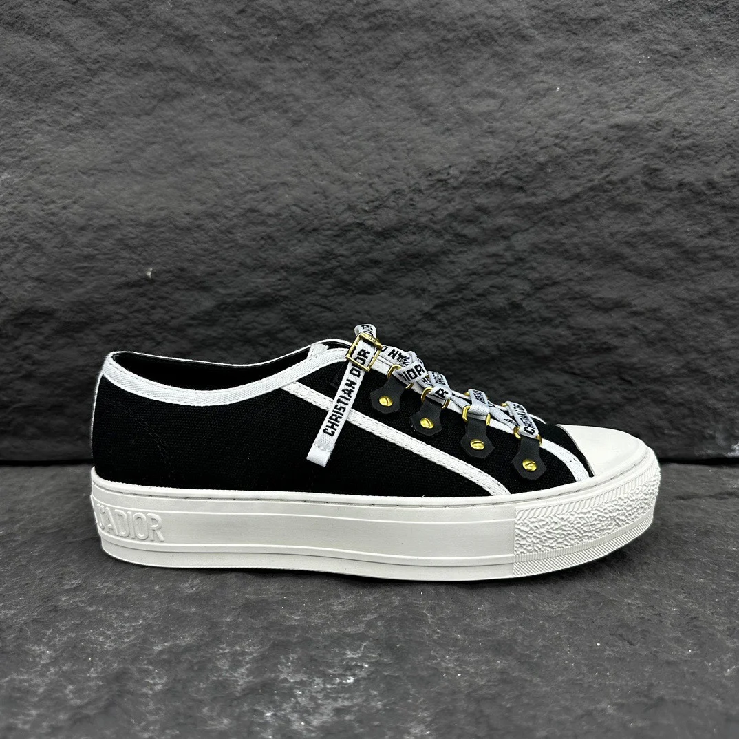 Dior Walk'n'Dior Sneaker Black Cotton Canvas · KCK177CVA_S12X