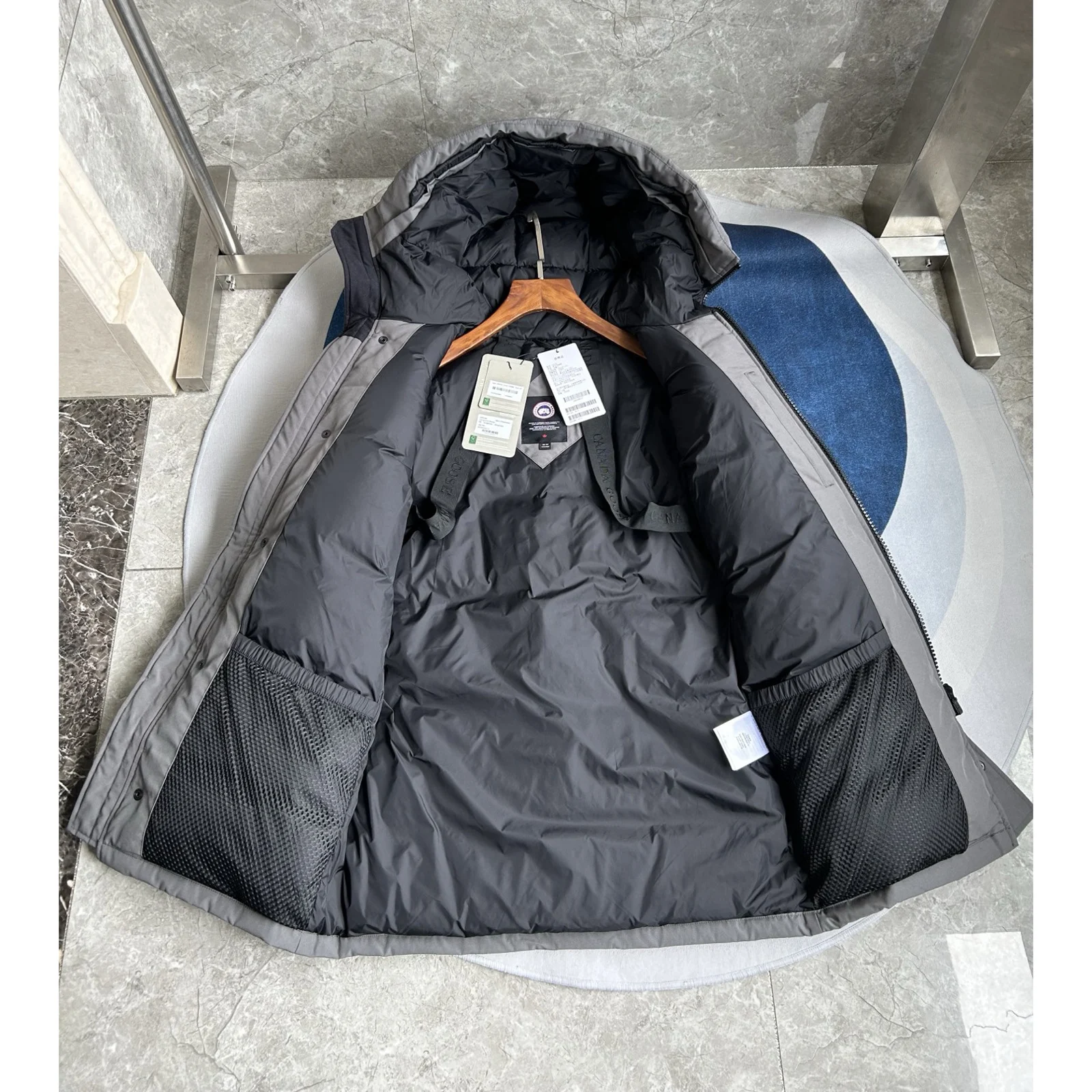 Canada Goose Langford Parka Granite Grey / Classic Disc · 2052M-9431