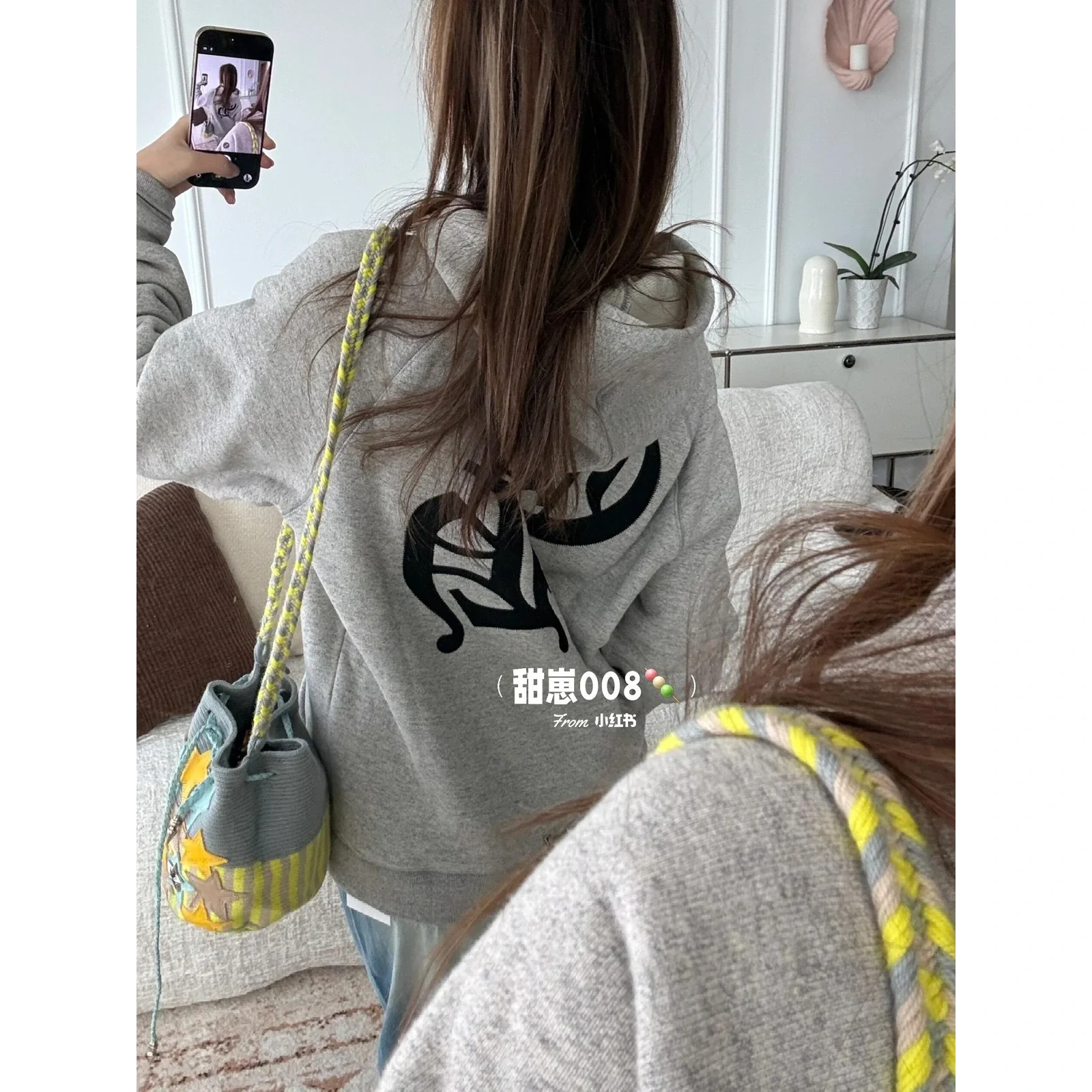 Chrome Hearts Triple Cross Pullover Hoodie Heather Grey