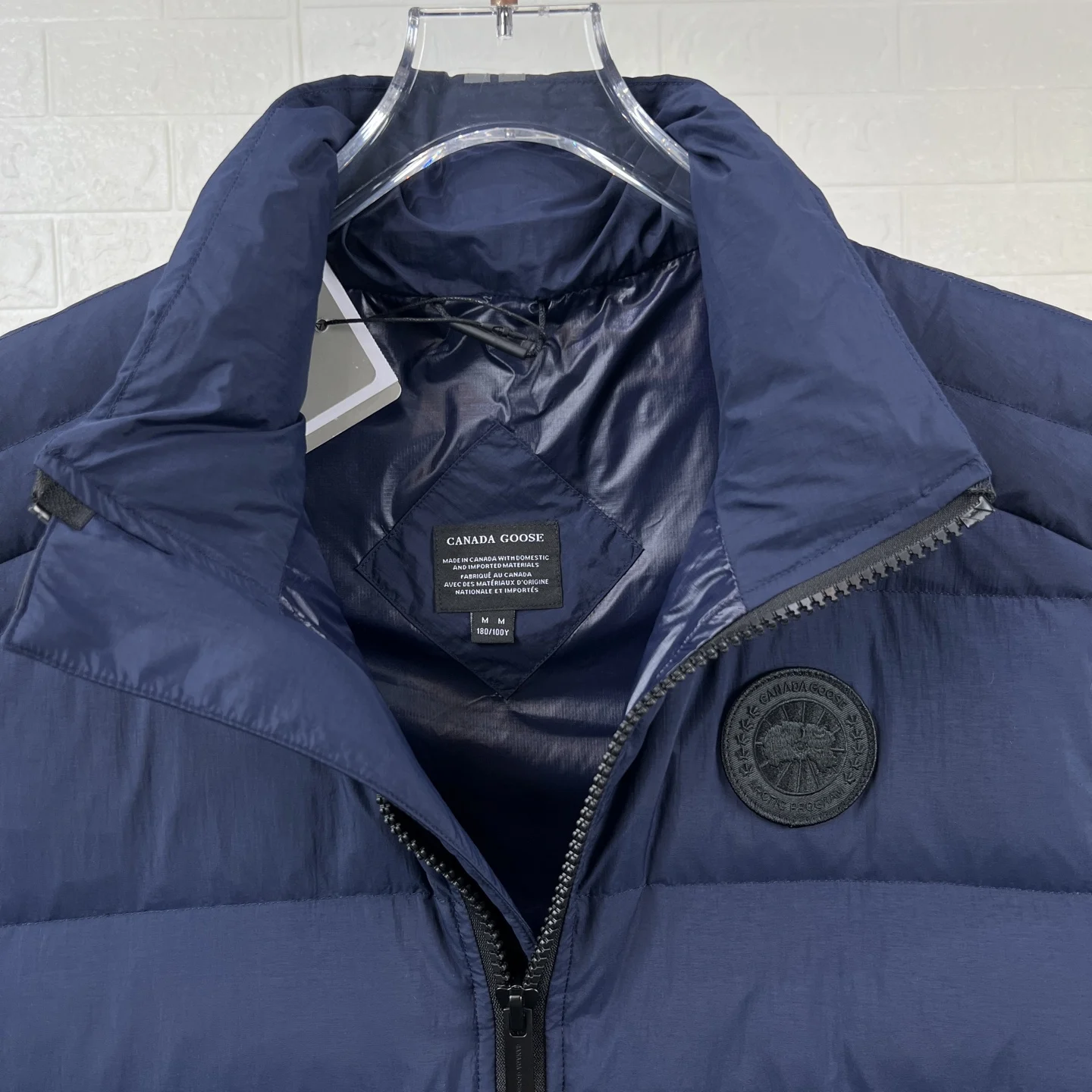 Canada Goose Men's Crofton EnduraLuxe Vest Atlantic Navy / Black Disc · 1925MB-9063