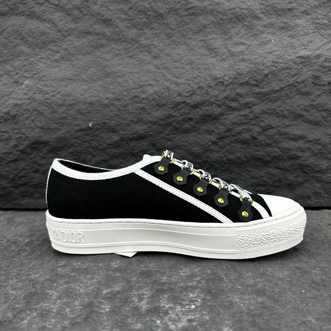 Dior Walk'n'Dior Sneaker Black Cotton Canvas · KCK177CVA_S12X