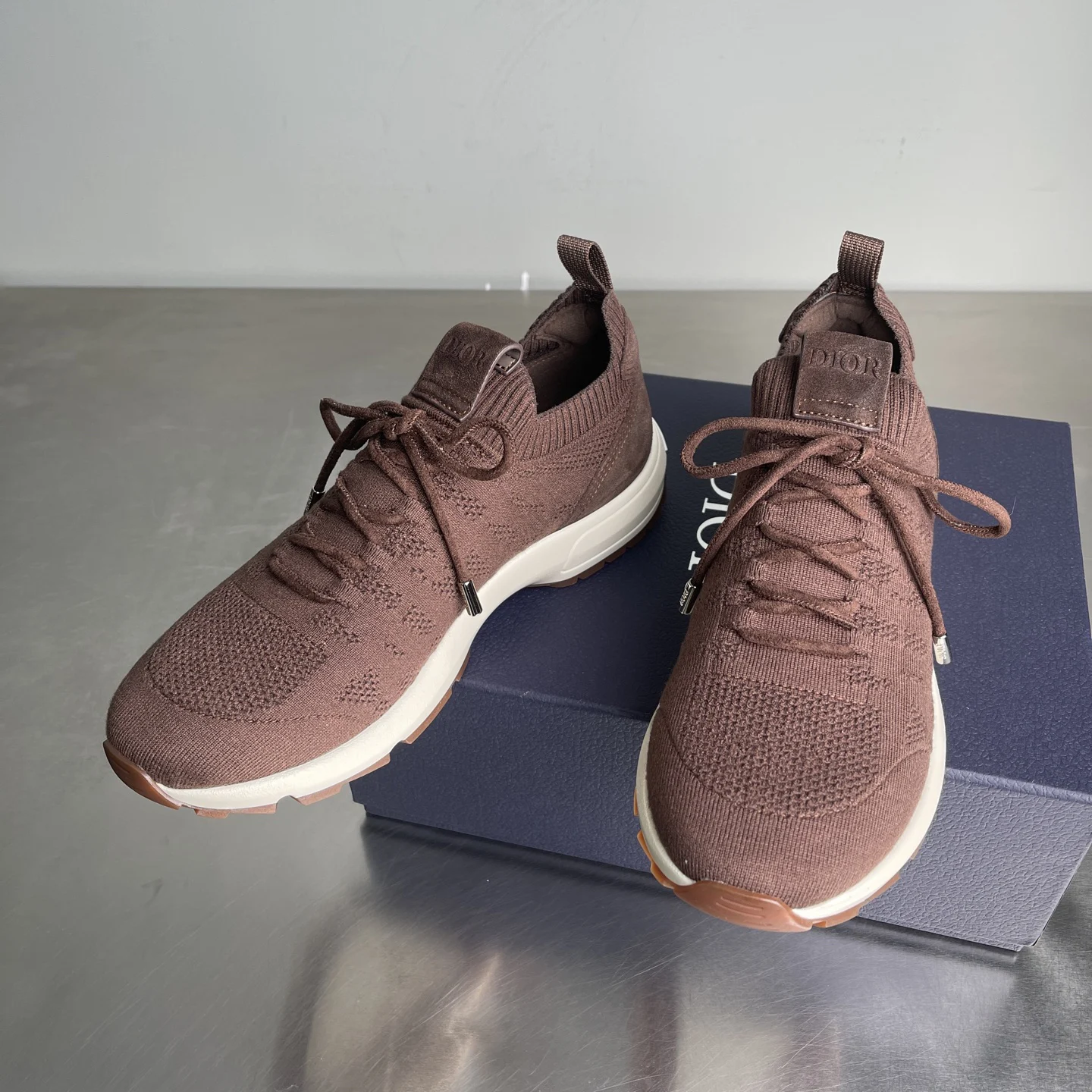 Dior B80 Lounge Sneaker Brown Cannage · 3SN333AAS_H707