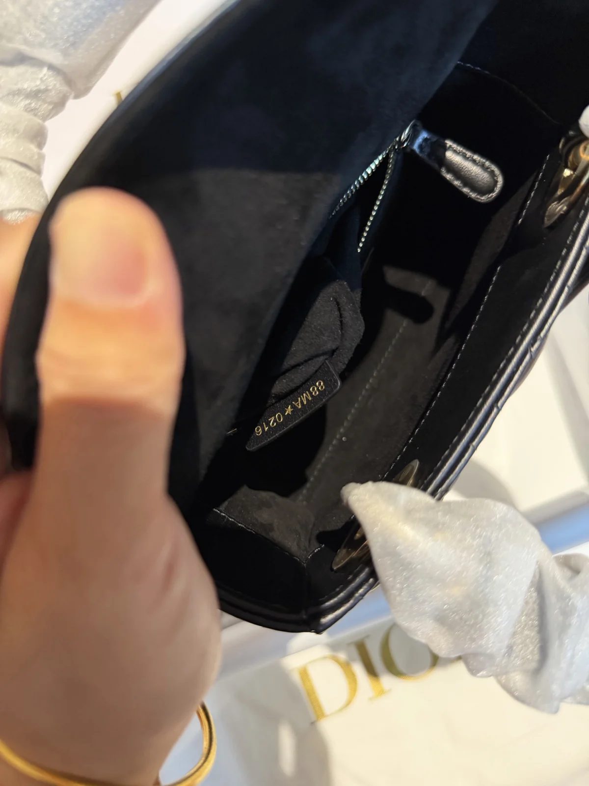 Mini Lady Dior Bag Black Cannage Lambskin · M0505ONGE_M900