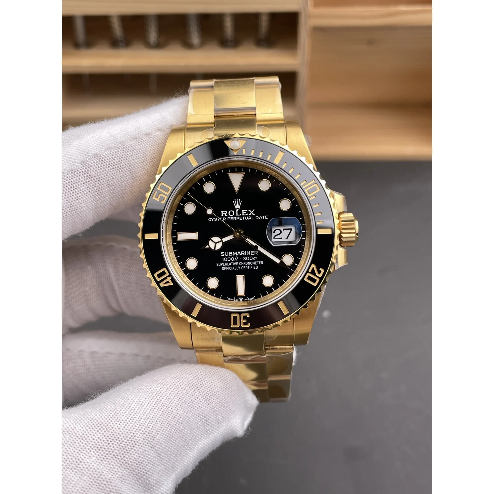 Rolex Submariner Date 126618LN Gold-Tone Black — photo 1