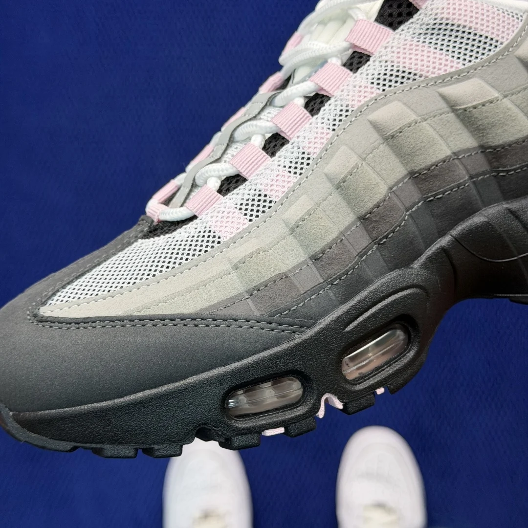 Nike Air Max 95 Big Bubble Black / White / Reflect Silver / Pink Foam · HJ5996-001
