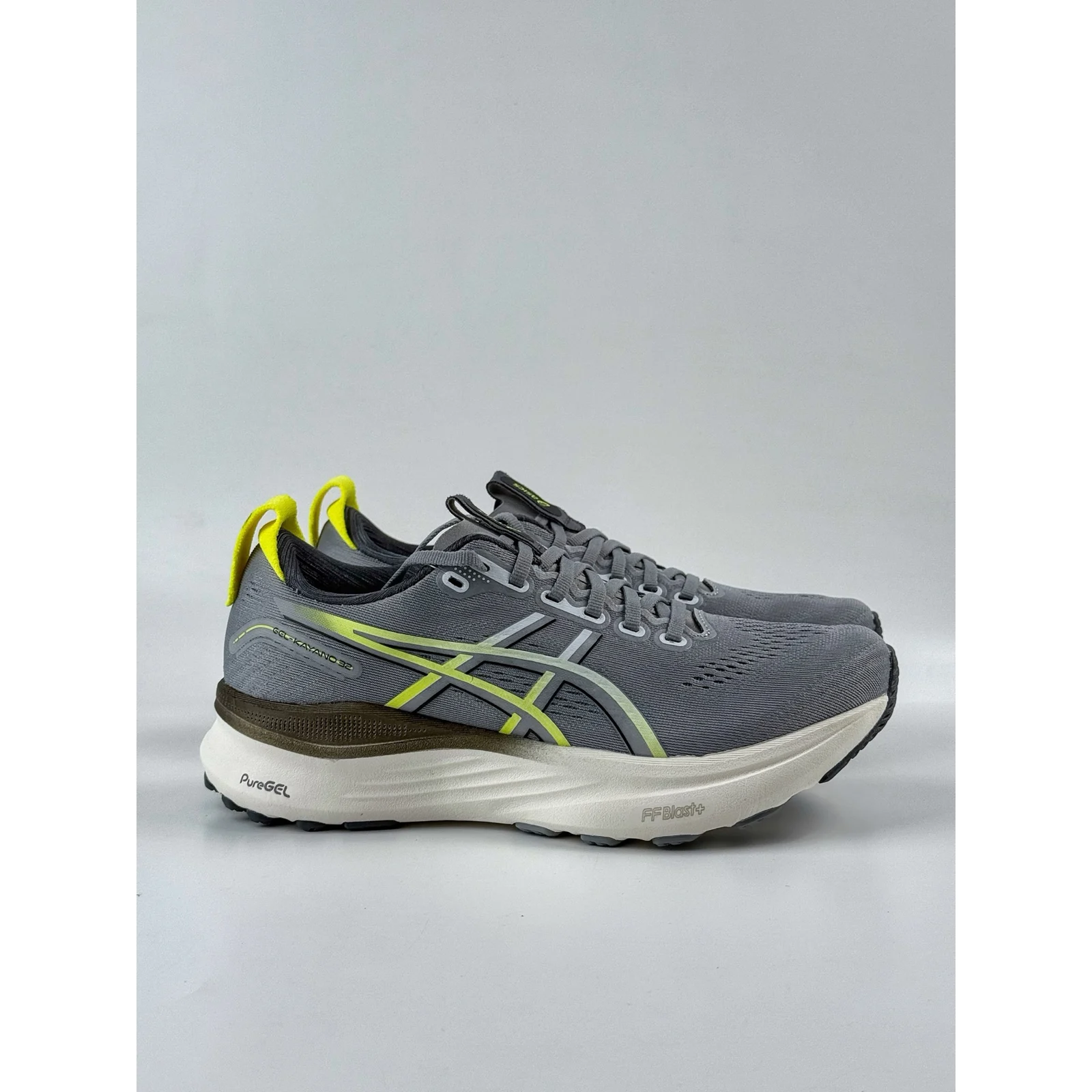 ASICS GEL-KAYANO 32 Gravel / Citron · 1011C052-021