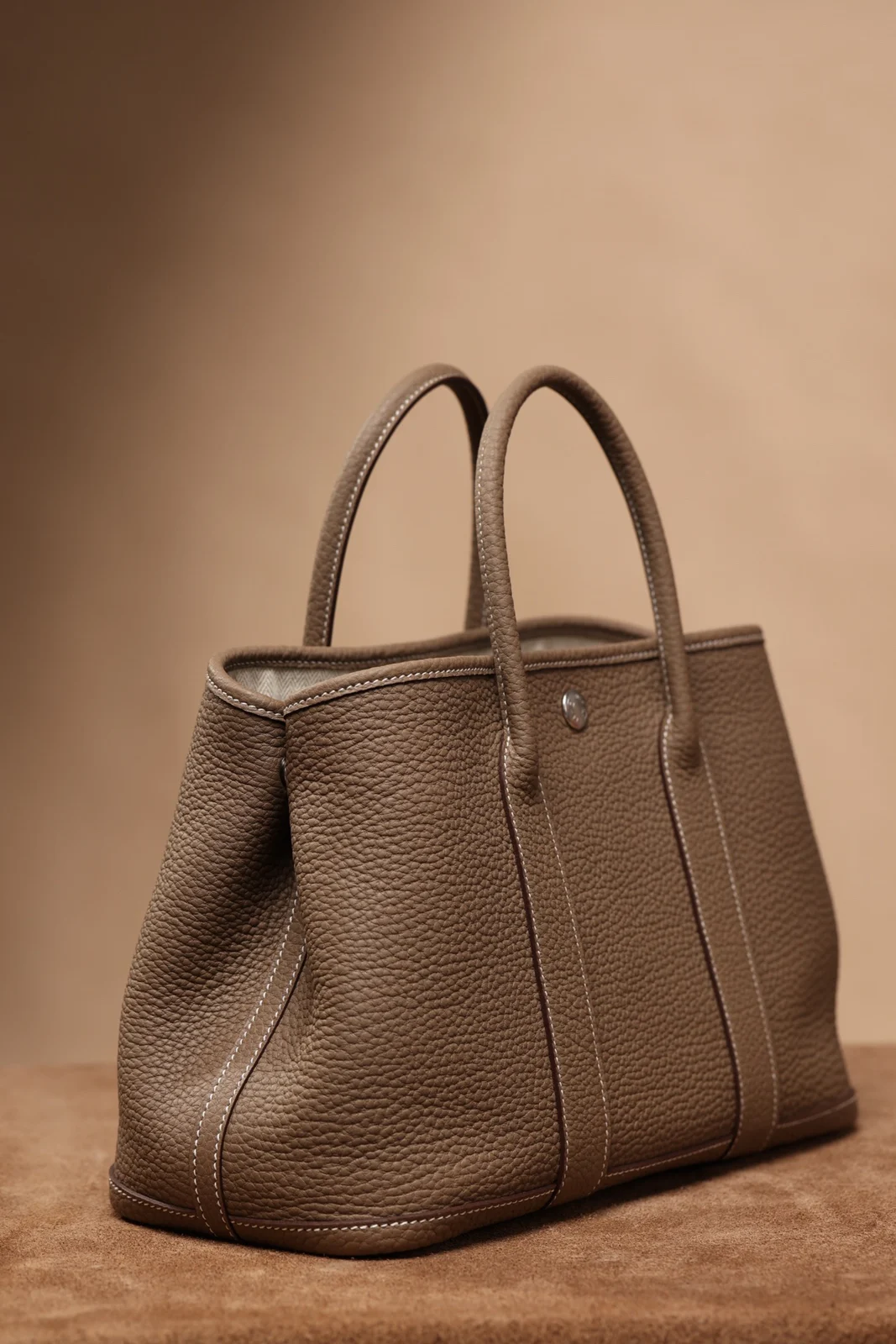 Hermès Garden Party 30 Bag Étoupe