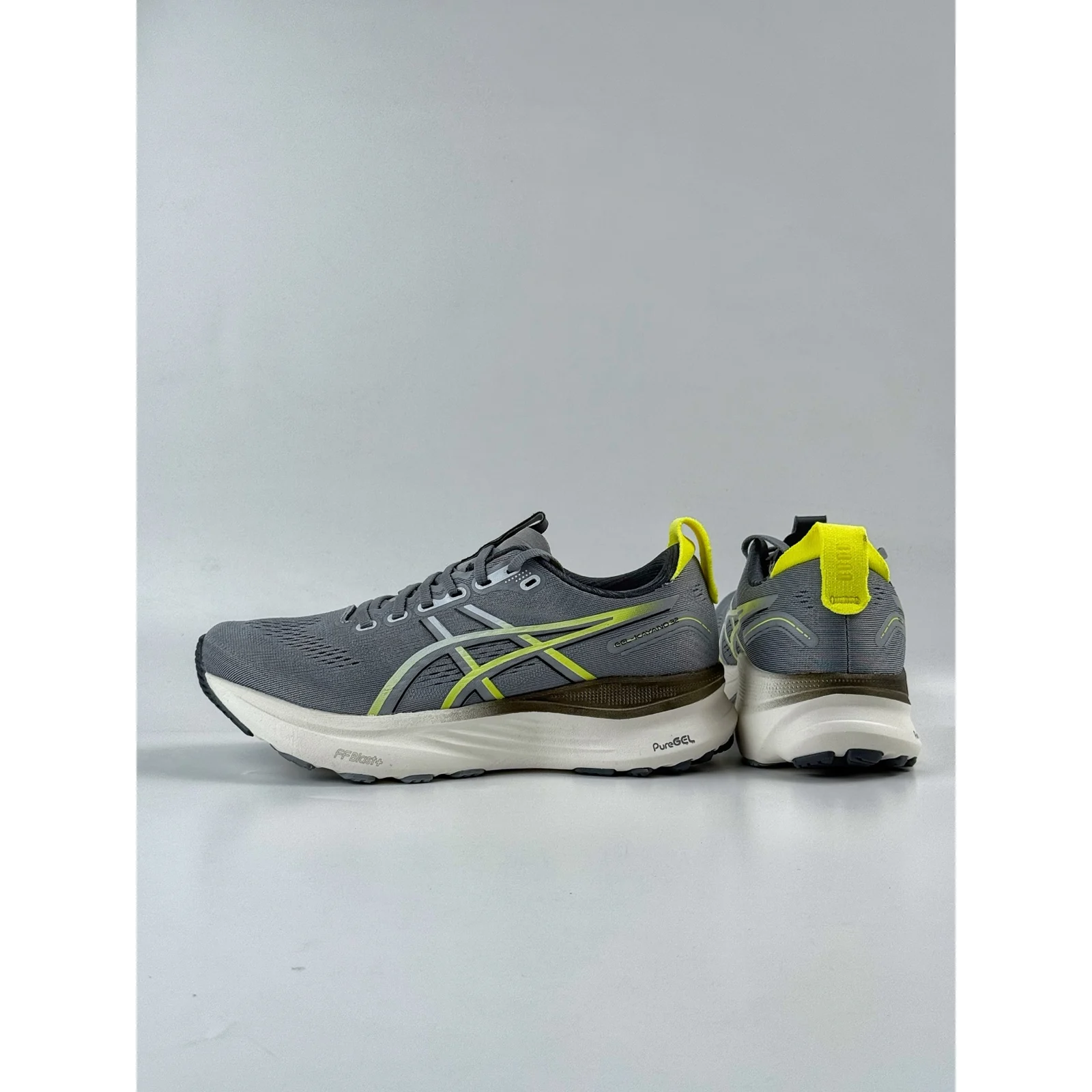 ASICS GEL-KAYANO 32 Gravel / Citron · 1011C052-021