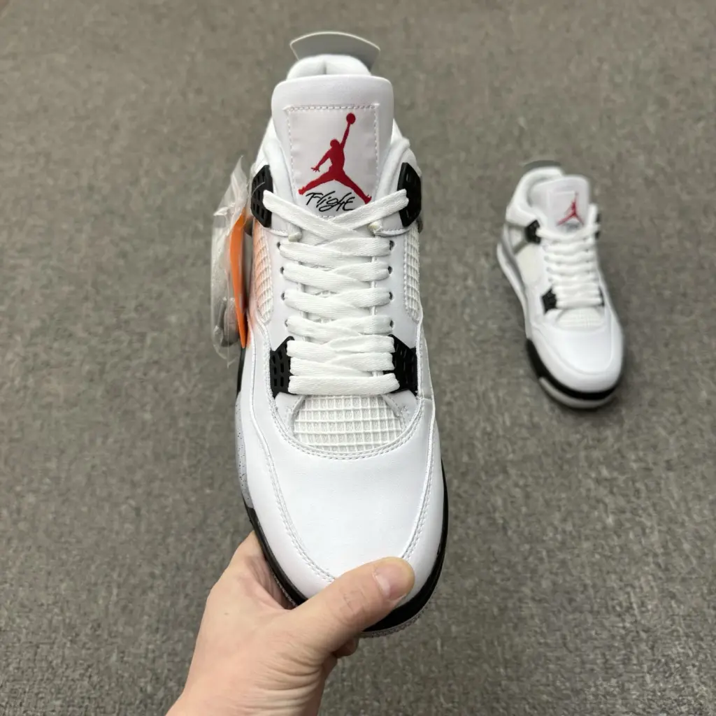 Air Jordan 4 White Cement
