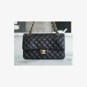 Chanel Classic 11.12 Handbag A01112 · Black Lambskin — image 1