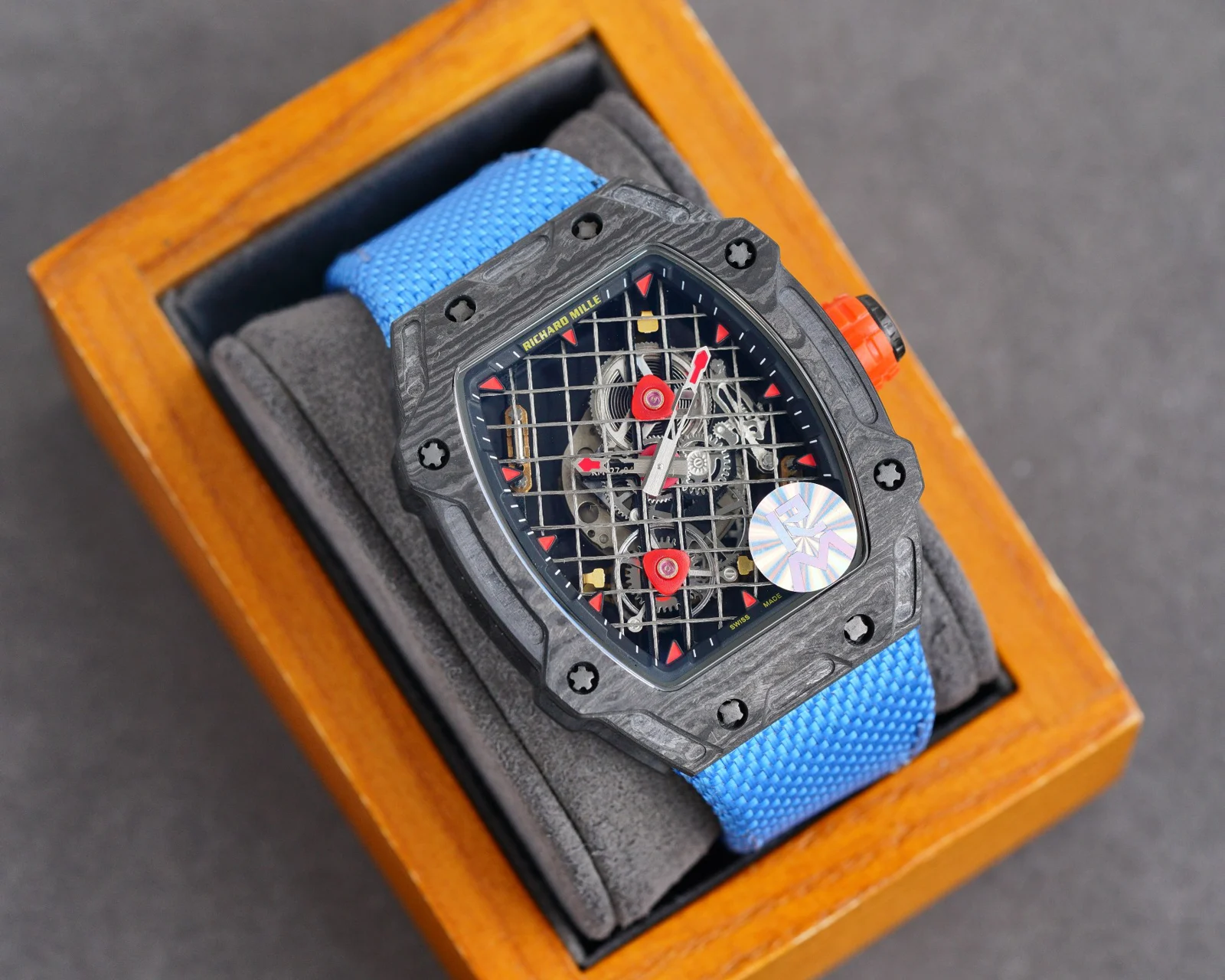 Richard Mille RM 27-04 — Dark case / Blue strap — image 3