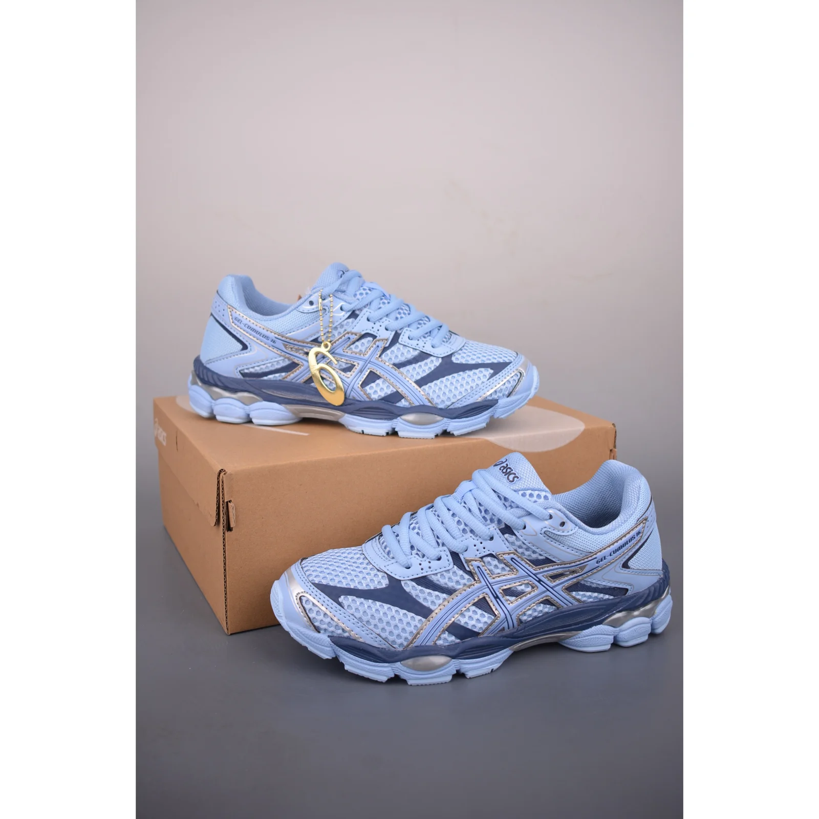 ASICS GEL-CUMULUS 16 Stone Wash / Independence Blue · 1203A733-400