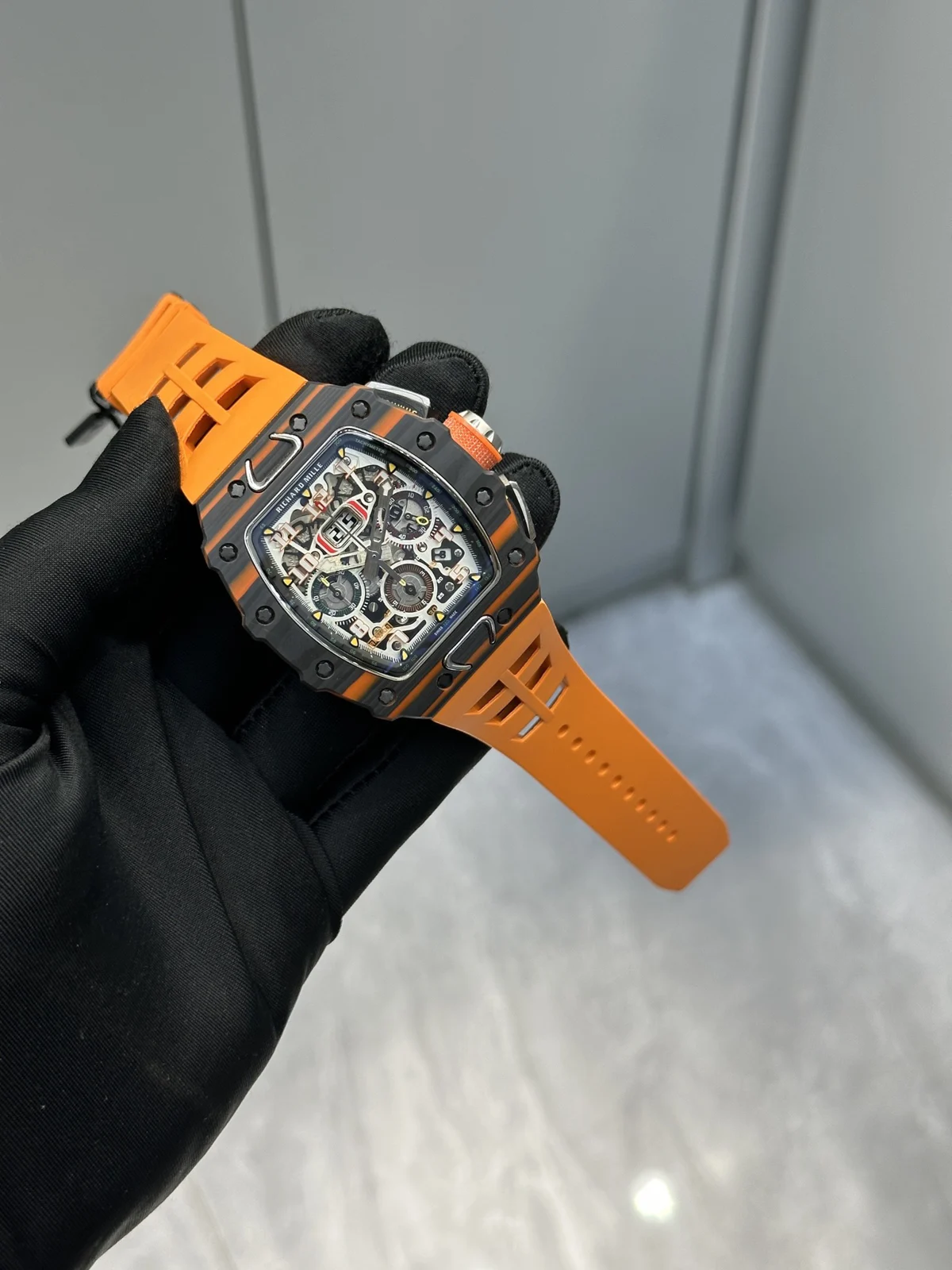 Richard Mille RM 11-03 — Dark case / Orange strap — image 2