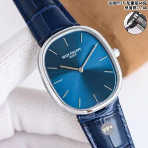 Patek Philippe Golden Ellipse 5738P-001 Blue Dial Watch — image 1
