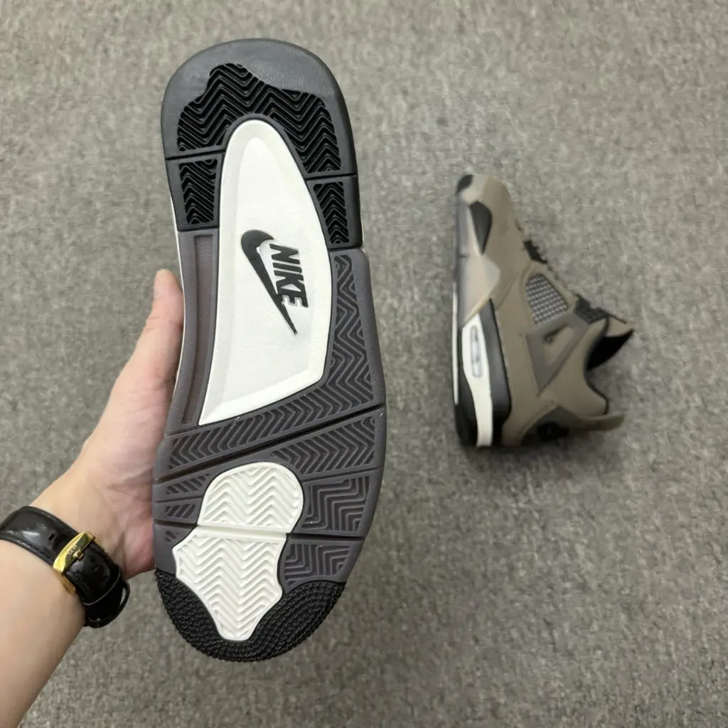 Air Jordan 4 Cave Stone and Black