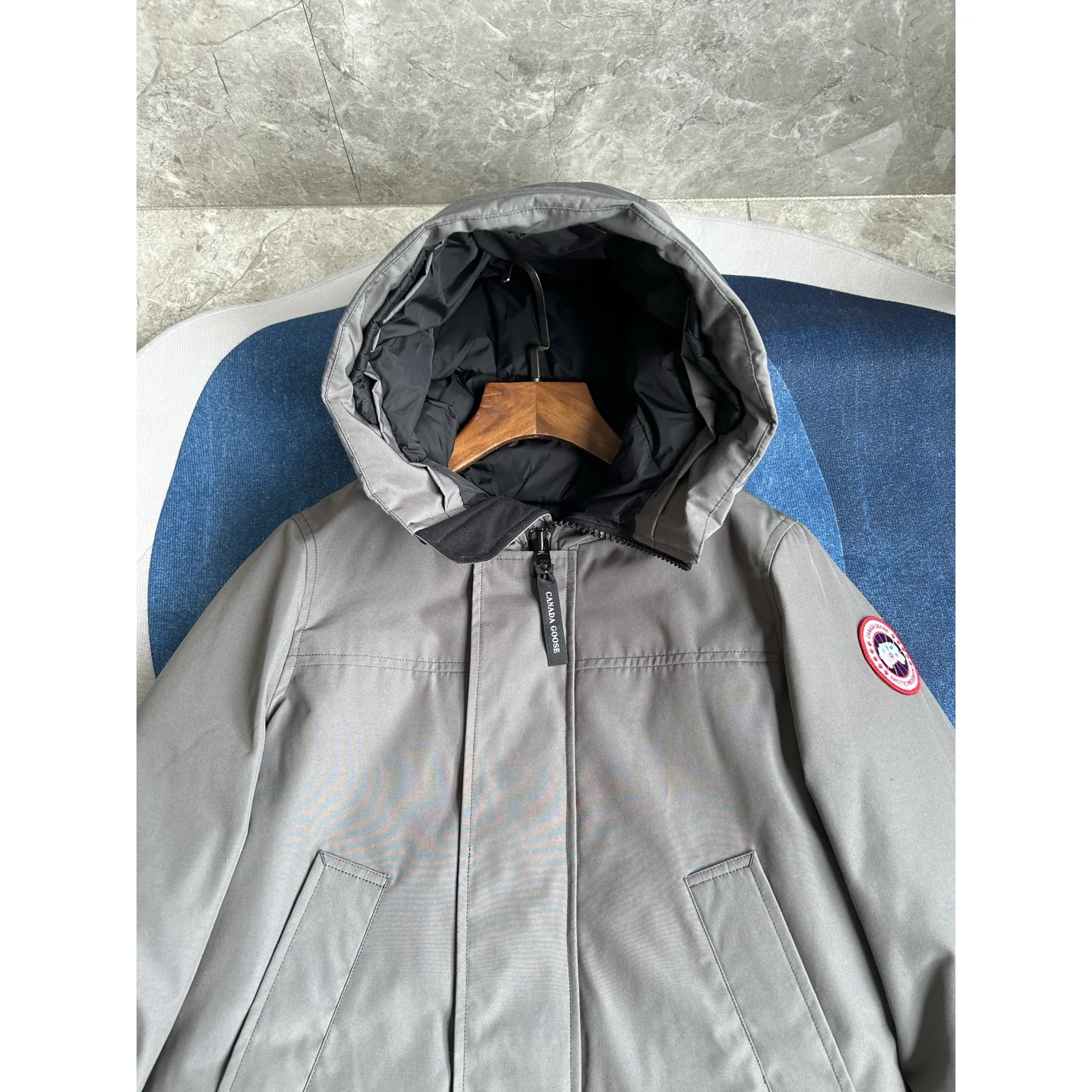 Canada Goose Langford Parka Granite Grey / Classic Disc · 2052M-9431