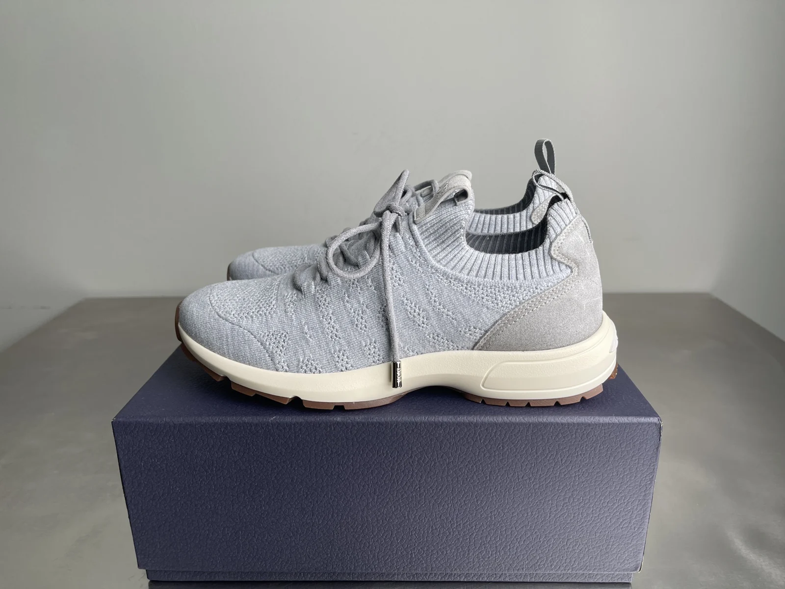 Dior B80 Lounge Sneaker Gray Cannage · 3SN333AAS_H806