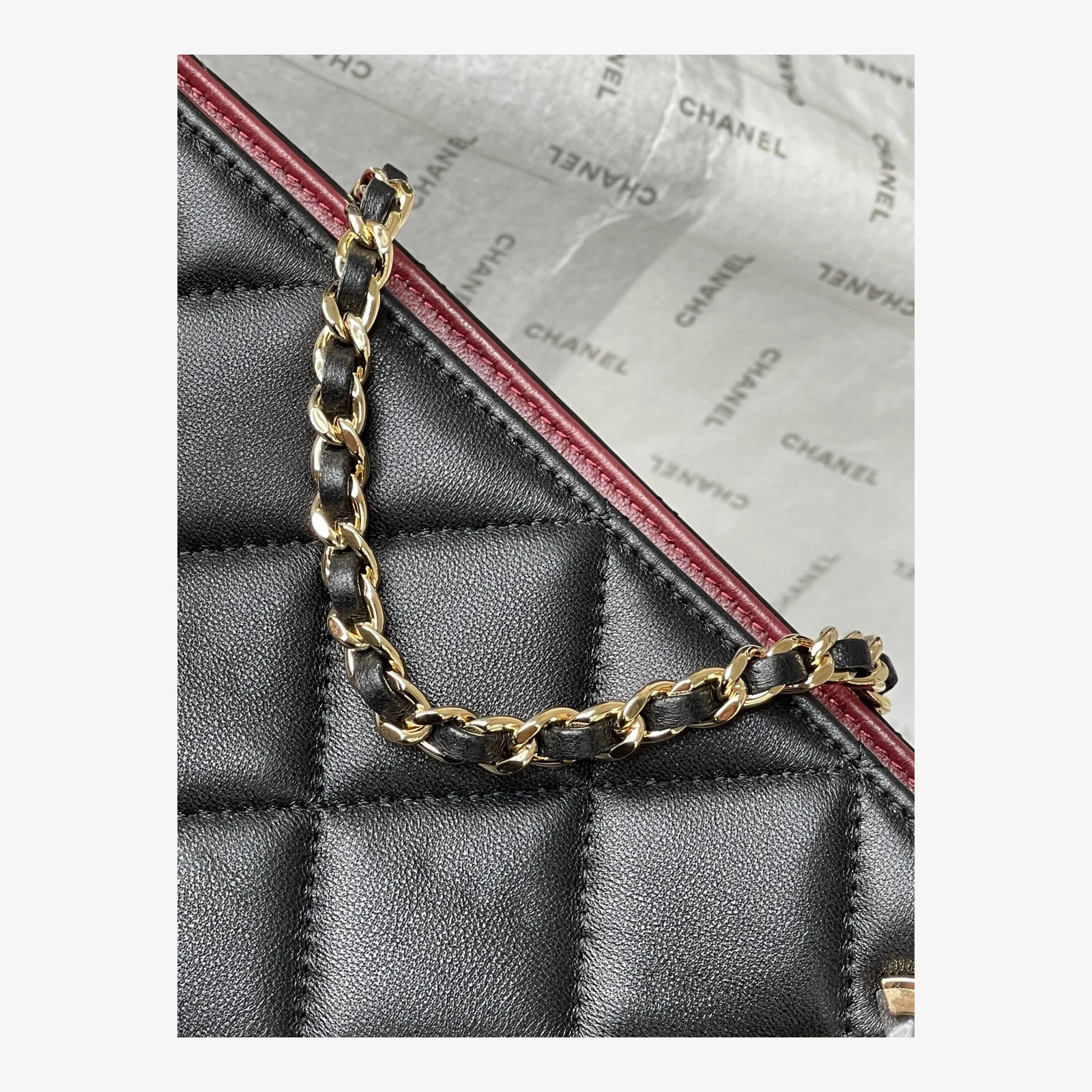 Chanel Mini Shopping Bag AS6248 · Lambskin Black · Lambskin · Gold-Tone Metal