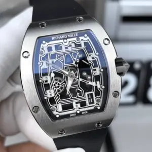Richard Mille RM 67-01 — Silver case / Black strap — image 1