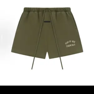 Fear of God Essentials F24 Fleece Soccer Short Military · 160BT242005F