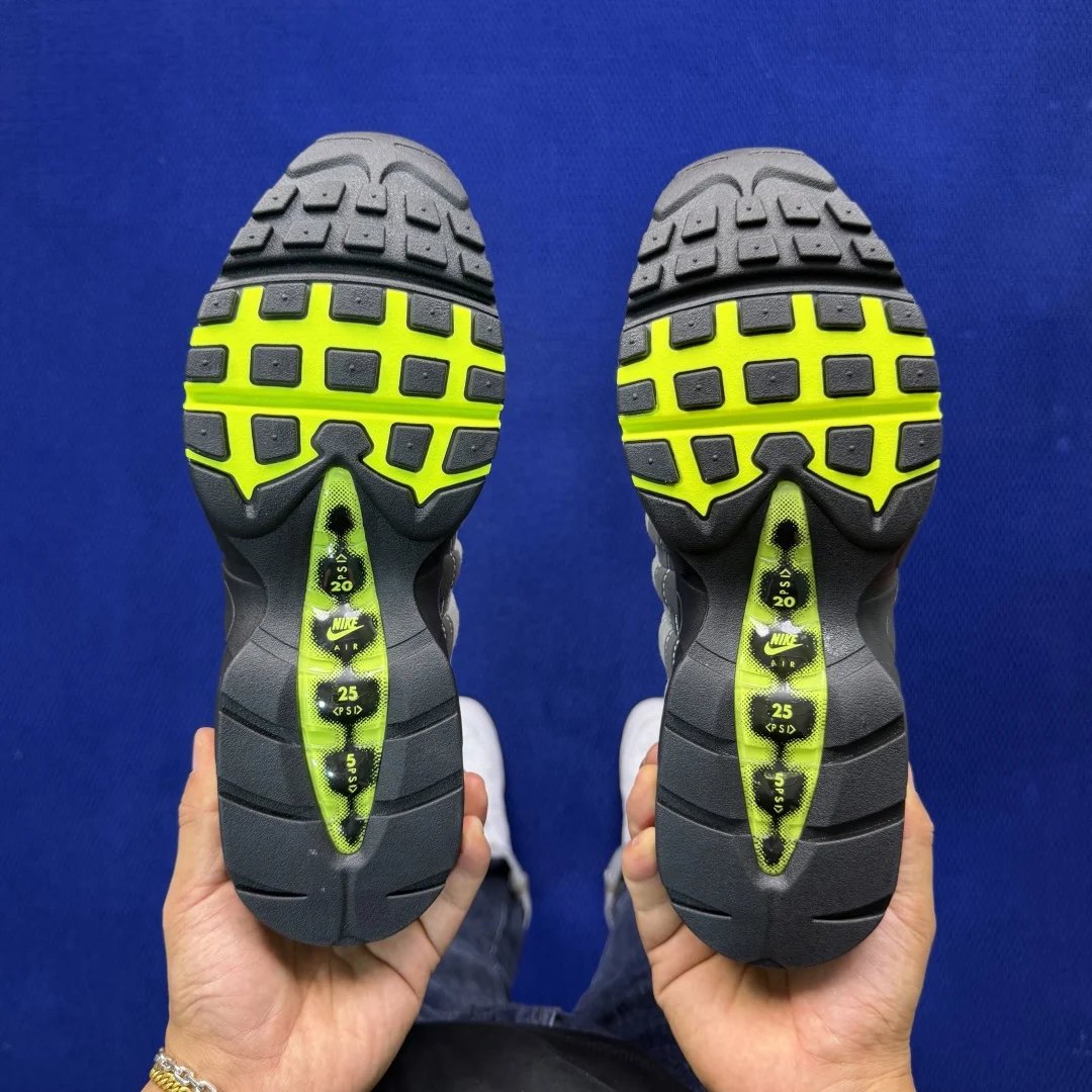 Nike Air Max 95 Big Bubble Black / Cool Grey / Neon Yellow · HM4740-001