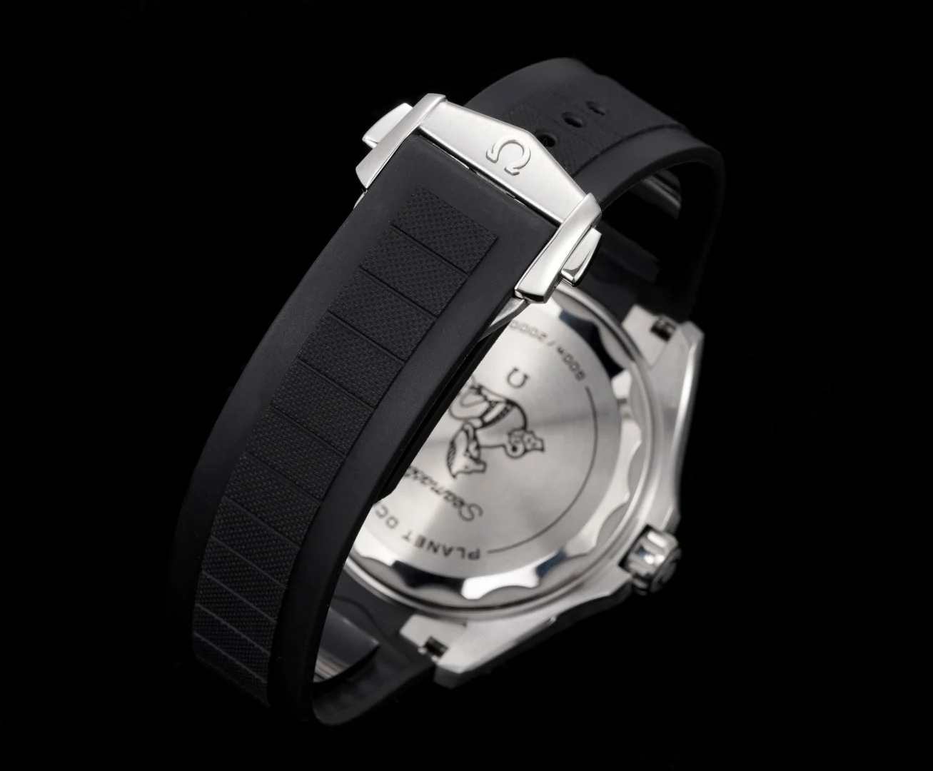 Omega Seamaster Planet Ocean 600M 42 mm Black dial / black bezel / black rubber strap · 217.32.42.21.01.001