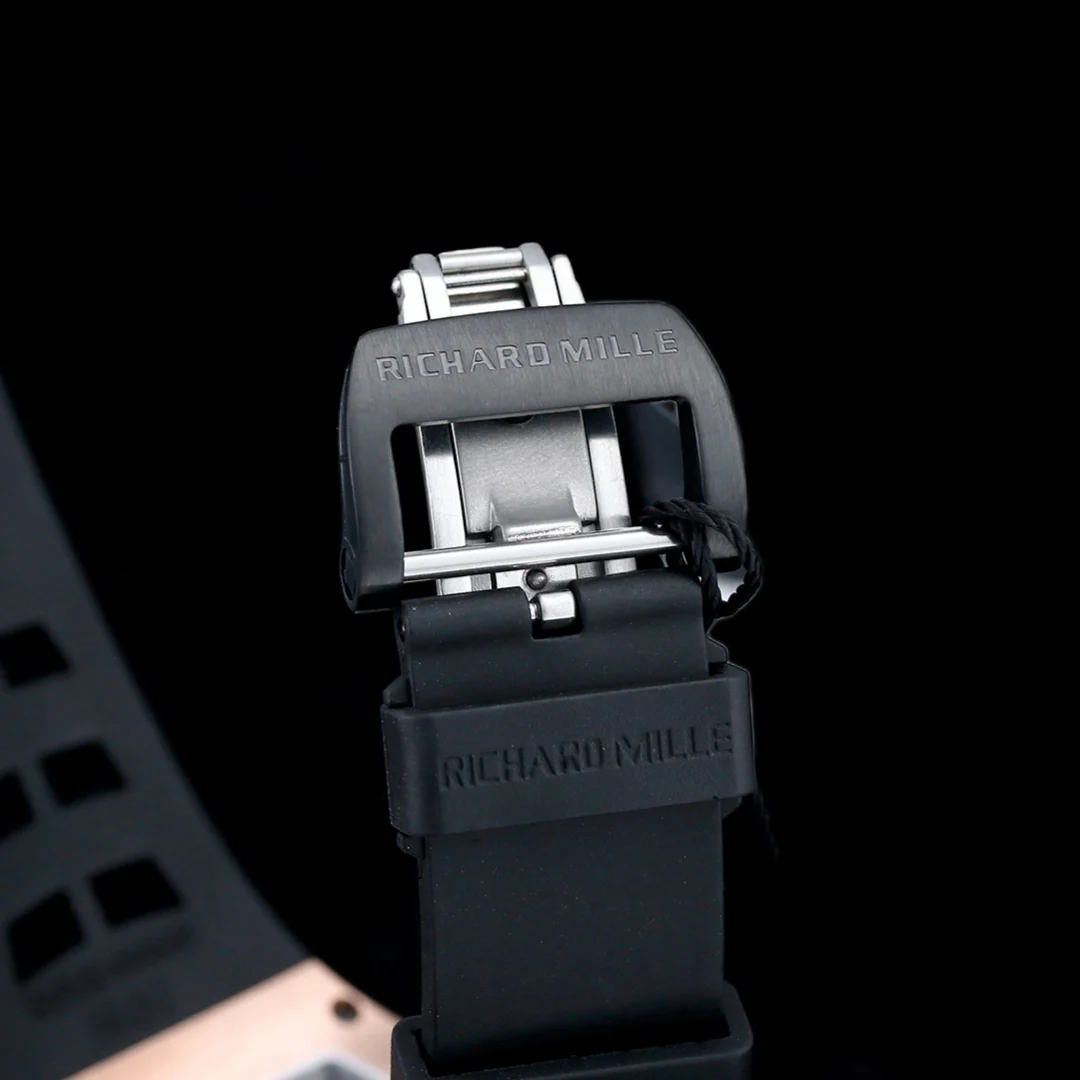 Richard Mille RM 30-01 — Rose tone case / Black strap — image 8