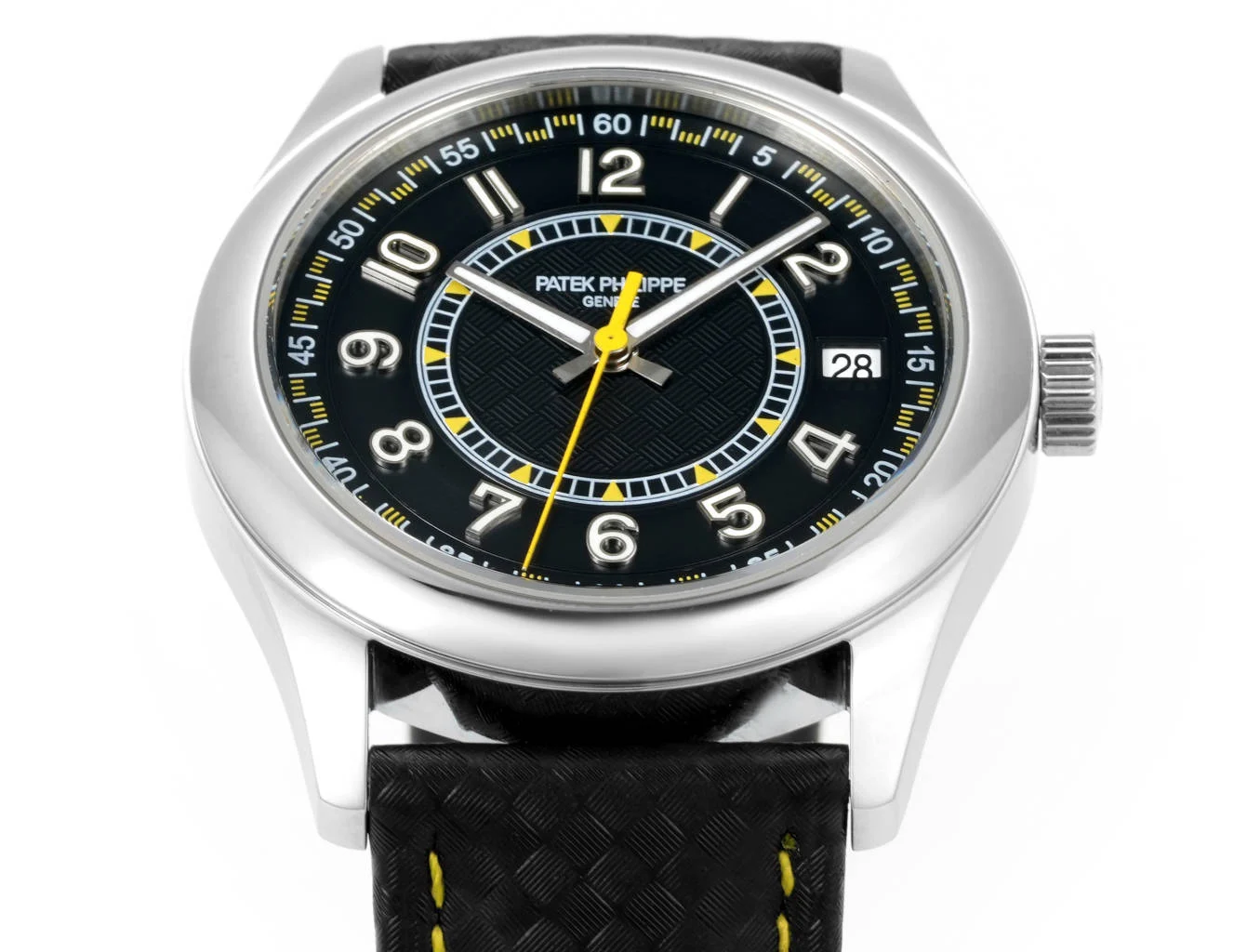 Patek Philippe Calatrava 6007G-001 Yellow Accent Watch — image 3