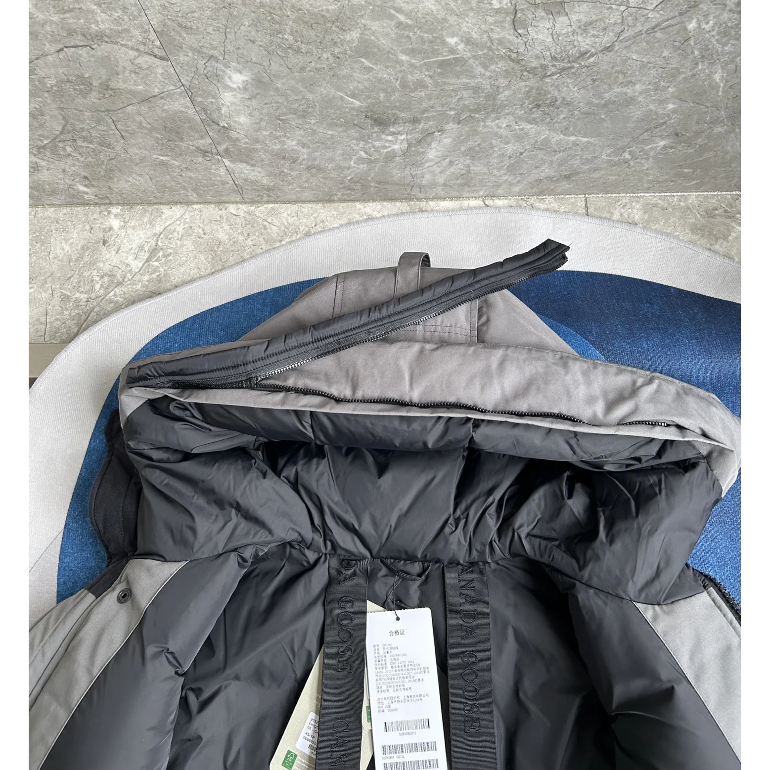Canada Goose Langford Parka Granite Grey / Classic Disc · 2052M-9431