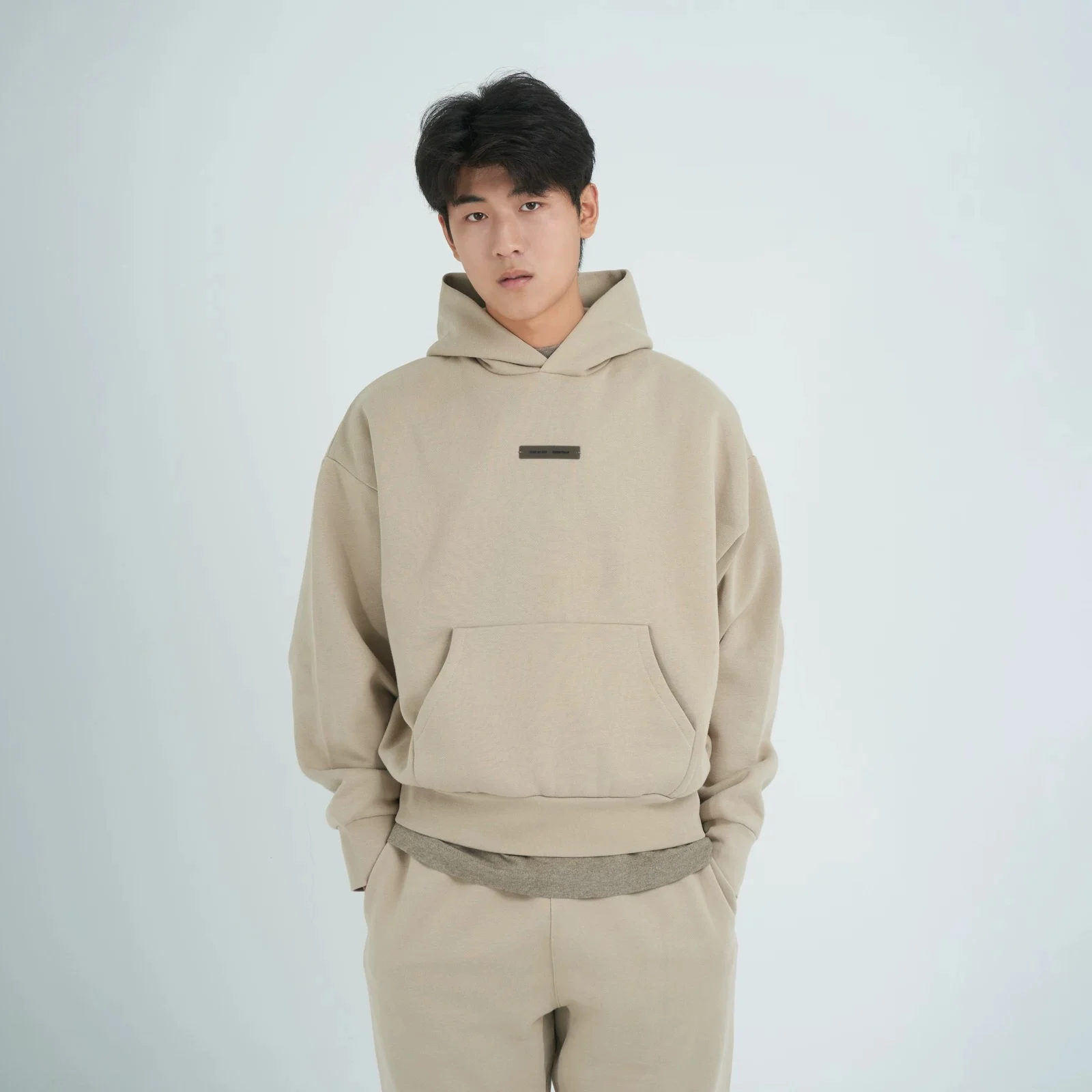 Fear of God Essentials · SS25 · Classic Fleece Hoodie · Timber