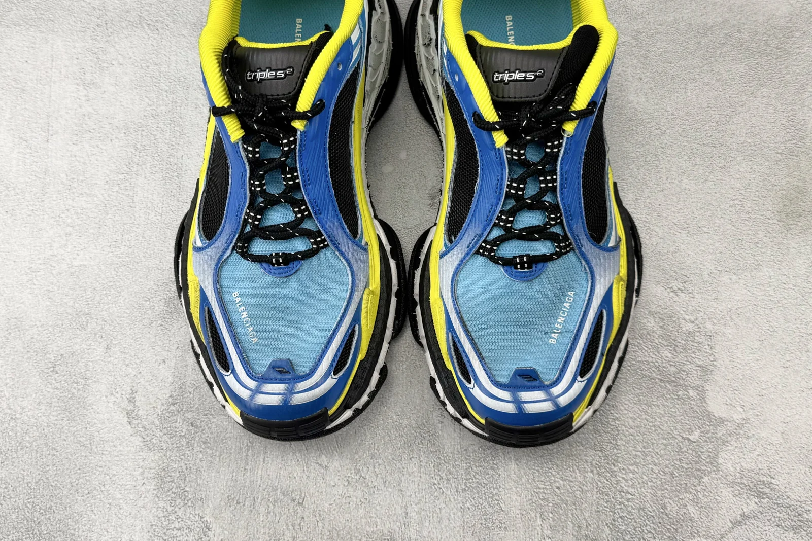 Balenciaga Triple S.2 Blue / White / Yellow · 865849WTRS24497
