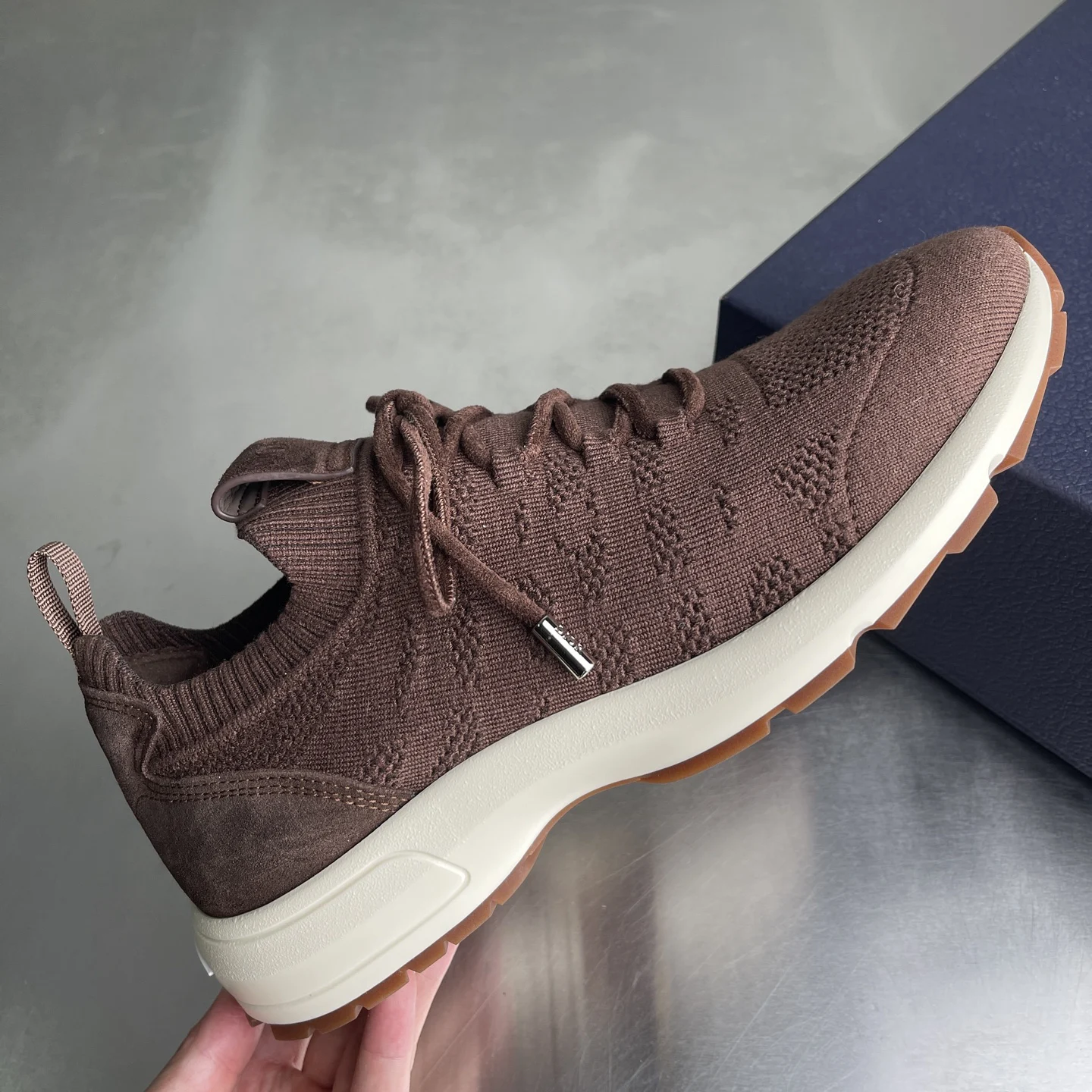 Dior B80 Lounge Sneaker Brown Cannage · 3SN333AAS_H707