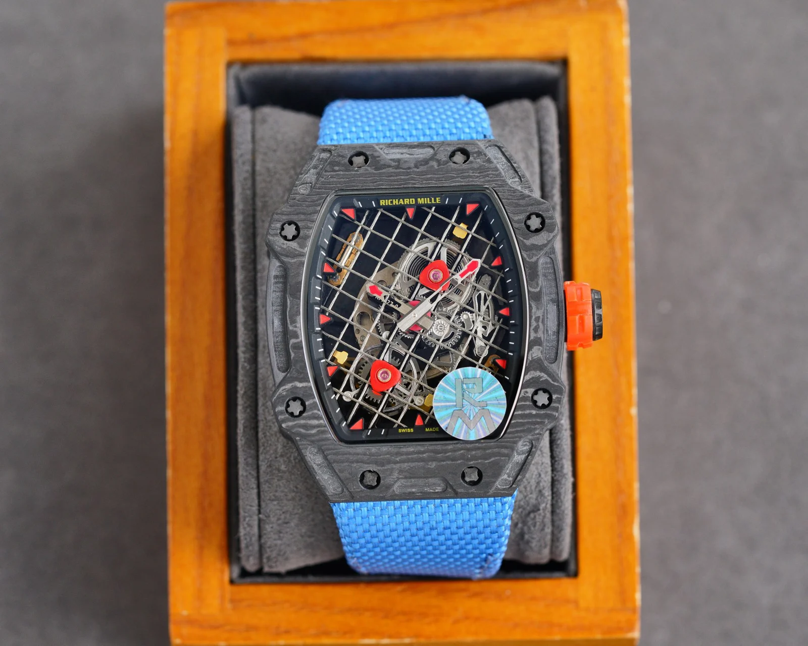 Richard Mille RM 27-04 — Dark case / Blue strap — image 1