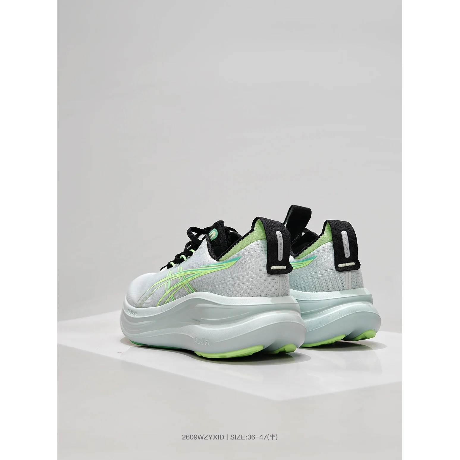 ASICS GEL-NIMBUS 28 Cold Moss / Illuminate Green · 1011C127-400