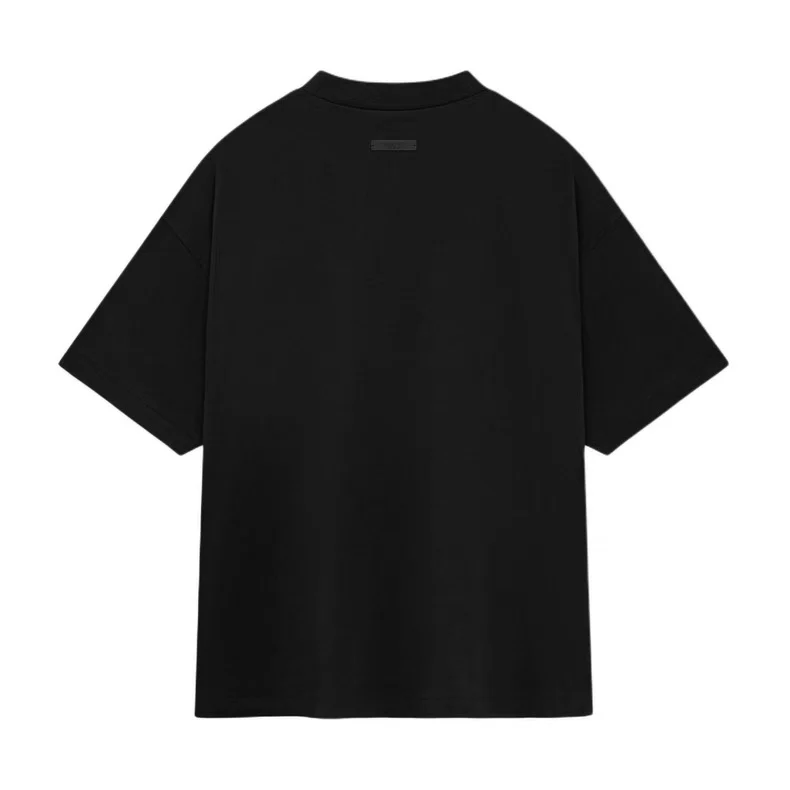 Fear of God Essentials HO24 Jersey Crewneck Tee Black · 125HO244190F
