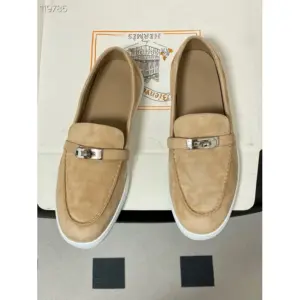 Hermès Mind Loafer Beige Sable full view