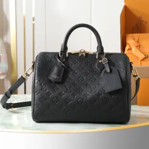 Louis Vuitton Speedy Soft 30 Black Monogram Empreinte Black Monogram Empreinte · M47186