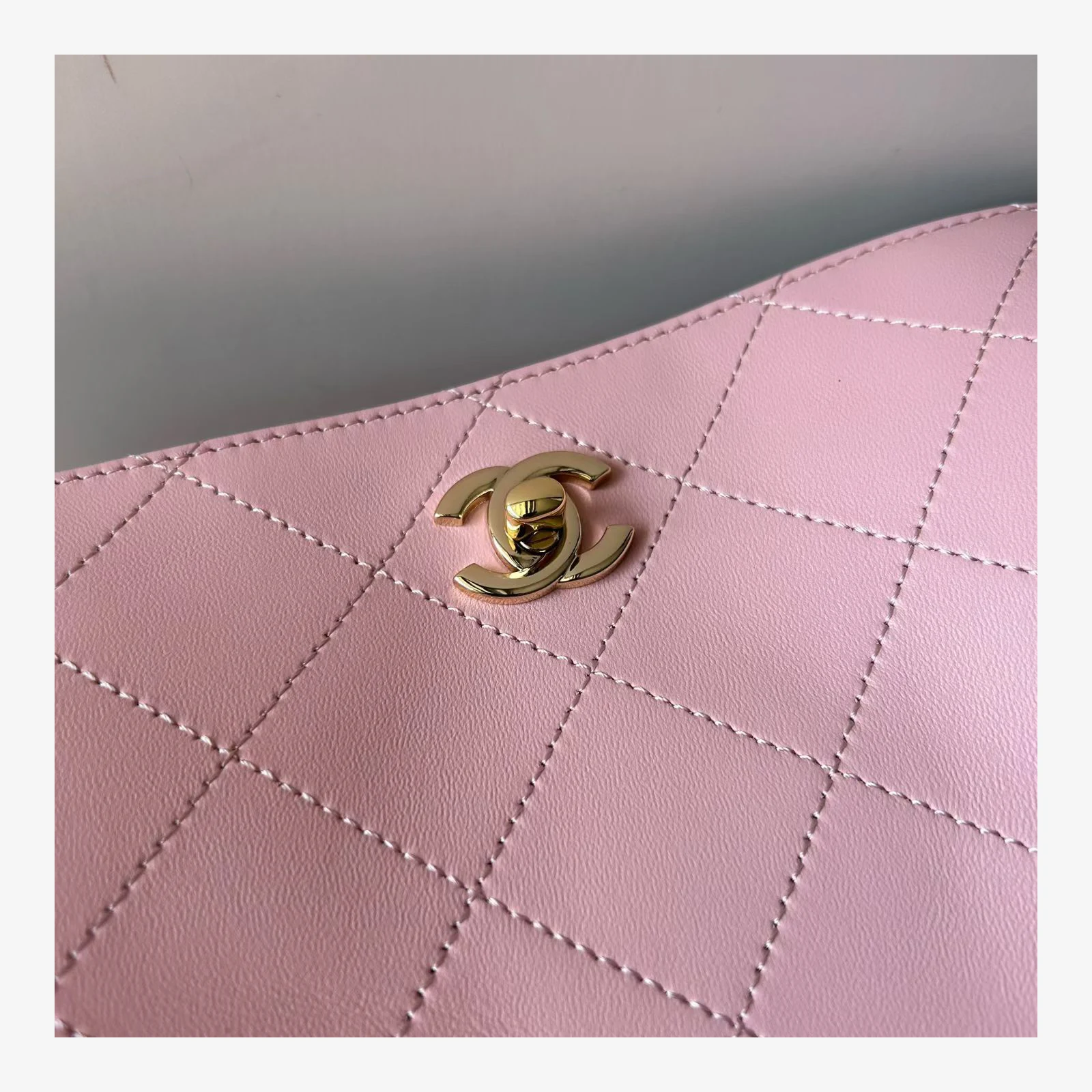 Chanel Small Shopping Bag AS6495 · Lambskin Light Pink · Lambskin · Gold-Tone Metal